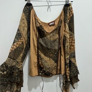 Patchwork Bohemian Blouse